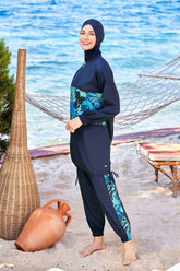 Adasea Burkini  Swimsuit- 1419  Voile
